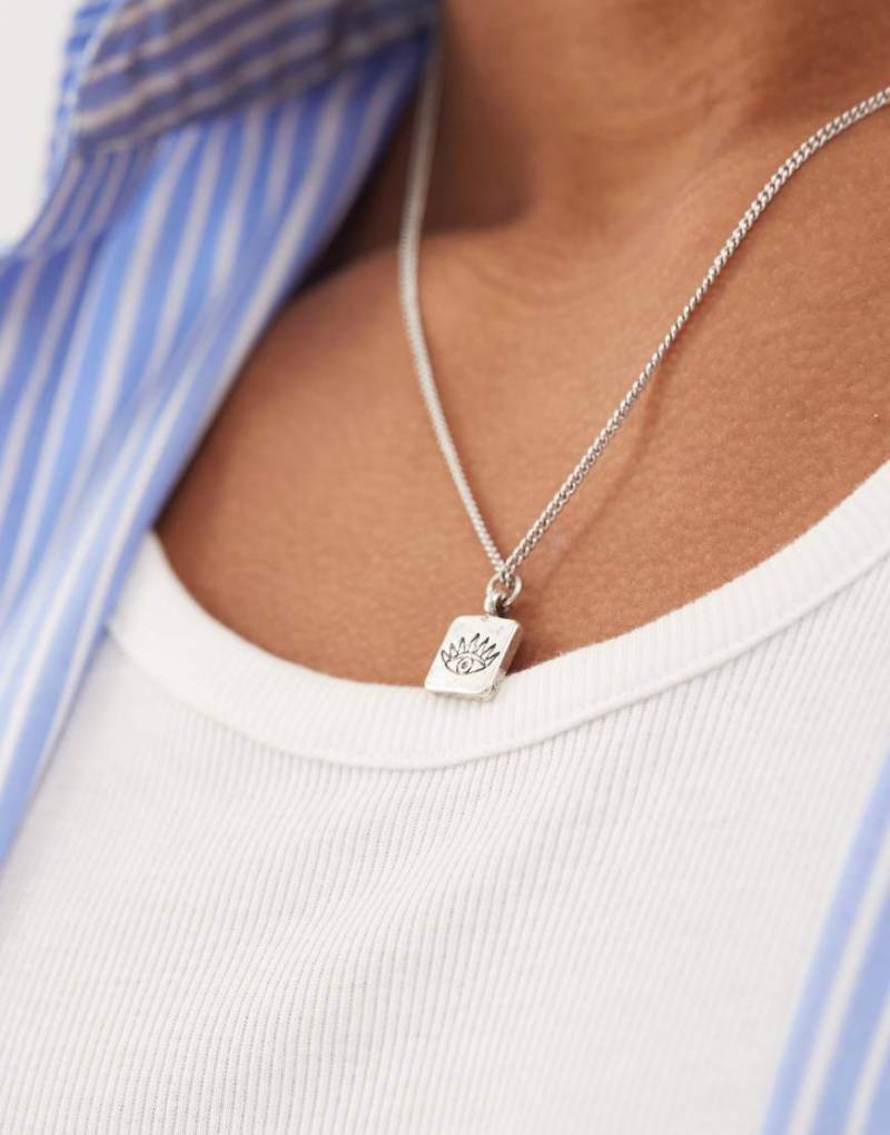 Classics 77 - Halskette in Silberoptik mit Anhänger mit Augen-Motiv von Classics 77