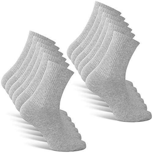 Classics Herren & Damen Hohe Tennissocken (6x Paar) Ideale Sportsocken & Arbeitssocken, Performance Laufsocken 6P, Beste Qualität gleich Lange Haltbarkeit (6x Grau, 47-50) von CLASSICS EST. 2019 Designed in Hamburg