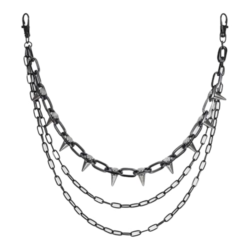 Classicseali 1 Stück Punk Hosenkette,Hosen Ketten Männer,Hosenkette Damen,53cm Hose Kette für Hip-Hop Punk Gothic Accessoires Geldbörse,Jeans Hosen Schmuck,Gürtelkette,Wallet Chain Classicseali 1 Stück Punk Hosenkette,Hosen Ketten Männer,Hosenkette Damen,53cm Hose Kette für Hip-Hop Punk Gothic Accessoires Geldbörse,Jeans Hosen Schmuck,Gürtelkette,Wallet Chain von Classicseali