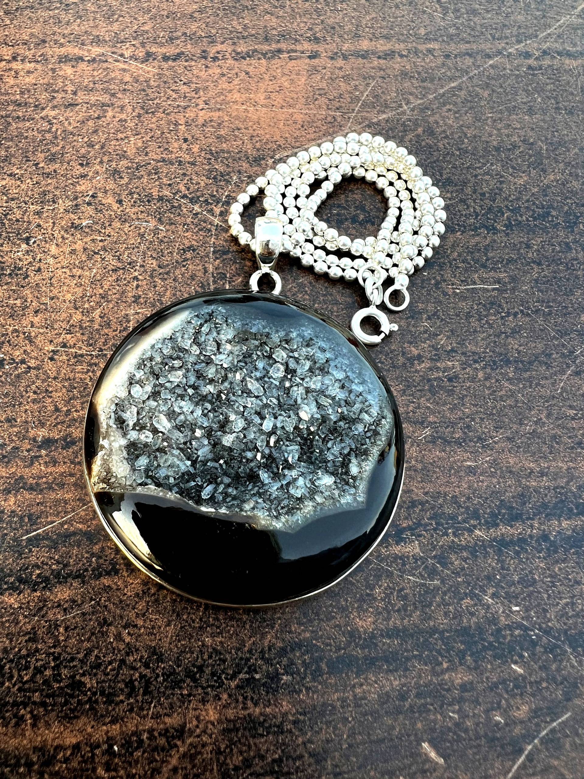Schwarz Onyx Durzy Anhänger Großer Halskette 925 Sterling Silber Einzigartige Edelstein Handgemachte Geschenk Sie Him Schwarz Onyx Durzy Anhänger Großer Halskette 925 Sterling Silber Einzigartige Edelstein Handgemachte Geschenk Sie Him von ClassicsgemsJewelry