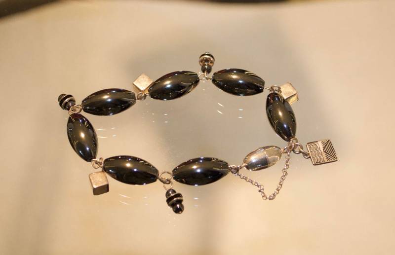 Hämatit Armband, Silberarmband, Und Silber Schwarzes Bettelarmband, Bettelarmband Hämatit Armband, Silberarmband, Und Silber Schwarzes Bettelarmband, Bettelarmband von ClassyGlamDesigns