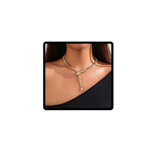 Clataly Metall Sidewinder Schlange Halskette Personalisierte Schlange Kopf Einstellbare Schmuck für Frauen Mädchen von Clataly