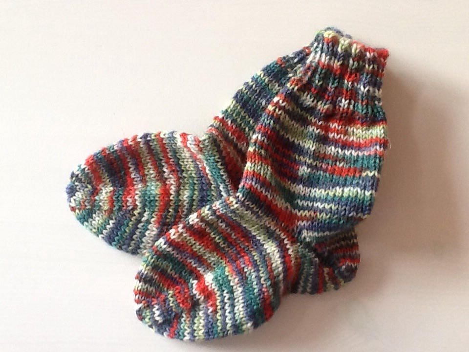 Babysocken „Weihnachten" Gr. 20/21 von ClaudiaSocksAndShoes