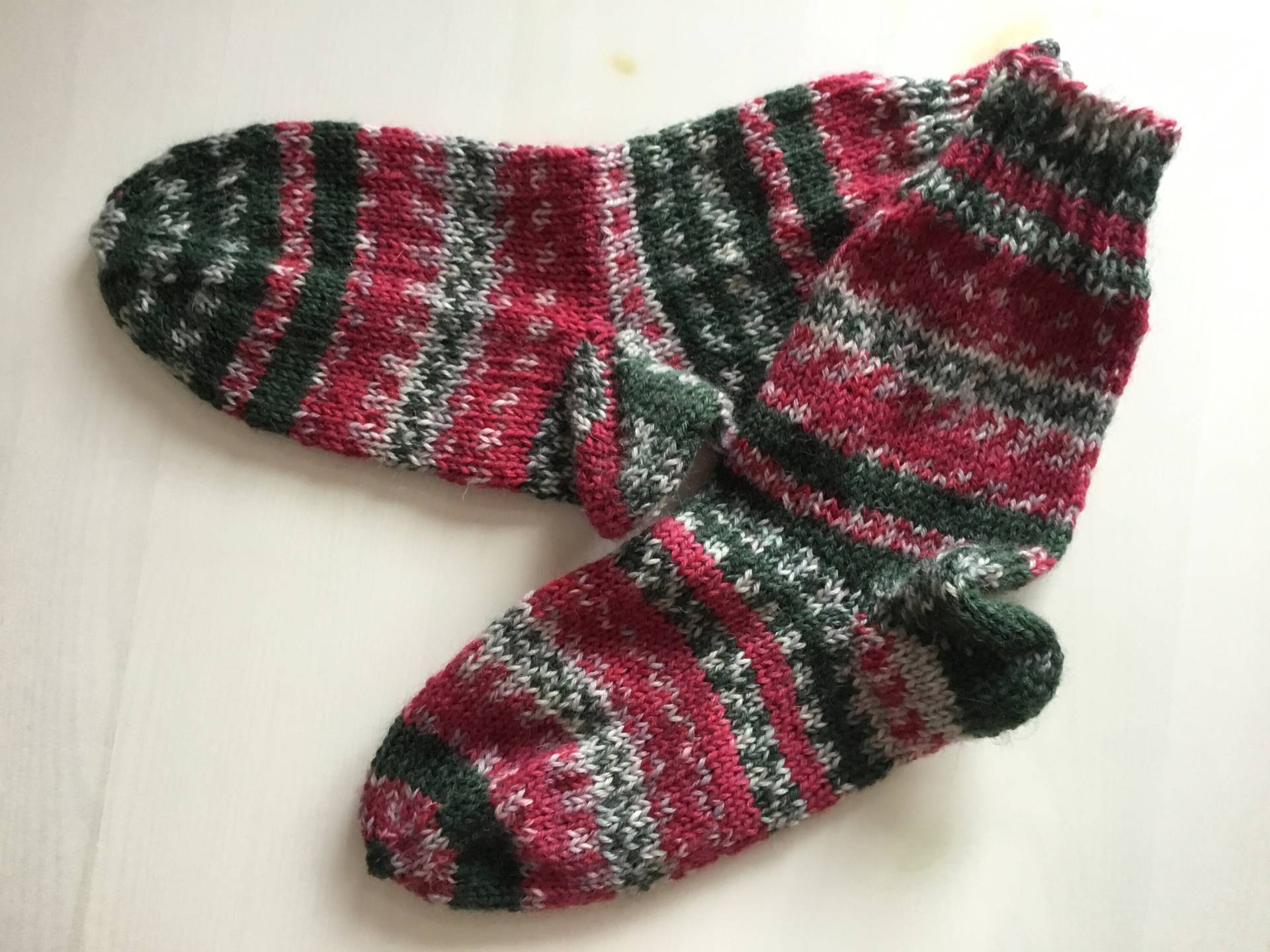 Warme Socken Christmas Gr. 36/37 von ClaudiaSocksAndShoes