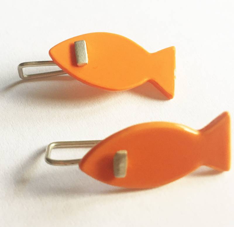 Silberfisch Ohrringe Celluloseacetat - Fun Colors Silberfisch Ohrringe Celluloseacetat - Fun Colors von ClaudiaTijman