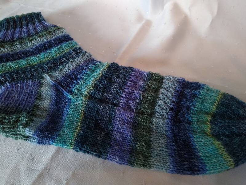Handgestrickte Socken Gr.44/45 von ClaudiasHandarbeit