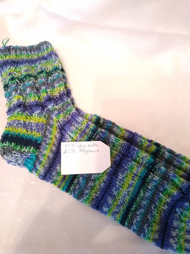 Handgestrickte Socken Gr.44/45 von ClaudiasHandarbeit