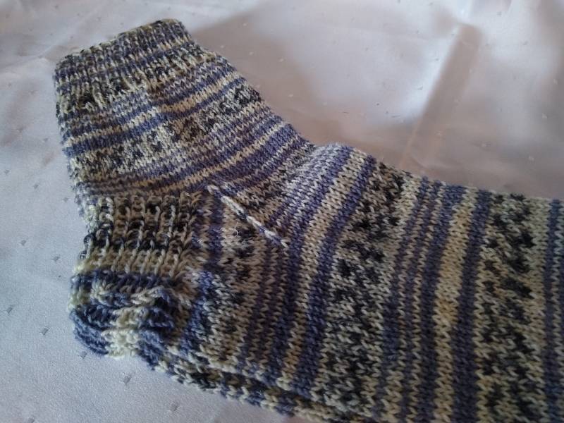 Handgestrickte Socken Gr.44/45 von ClaudiasHandarbeit