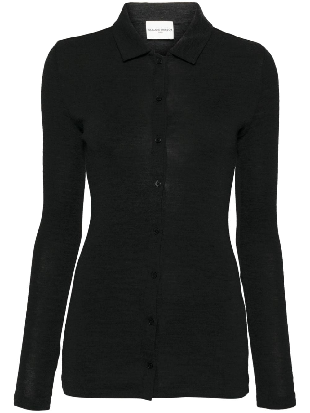 Claudie Pierlot Cardigan mit langen Ärmeln - Grau von Claudie Pierlot