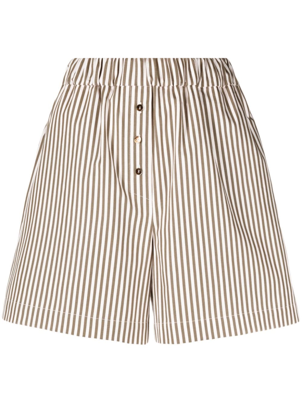 Claudie Pierlot Gestreifte Shorts - Braun von Claudie Pierlot