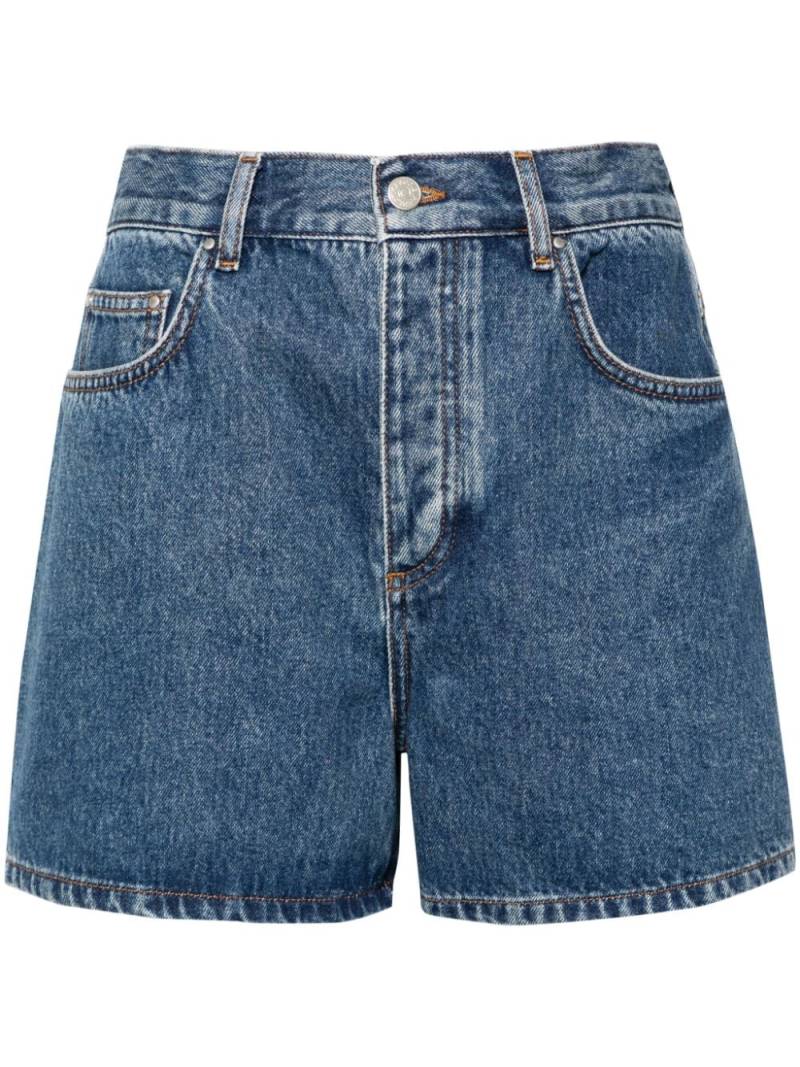 Claudie Pierlot Jeans-Shorts mit hohem Bund - Blau von Claudie Pierlot