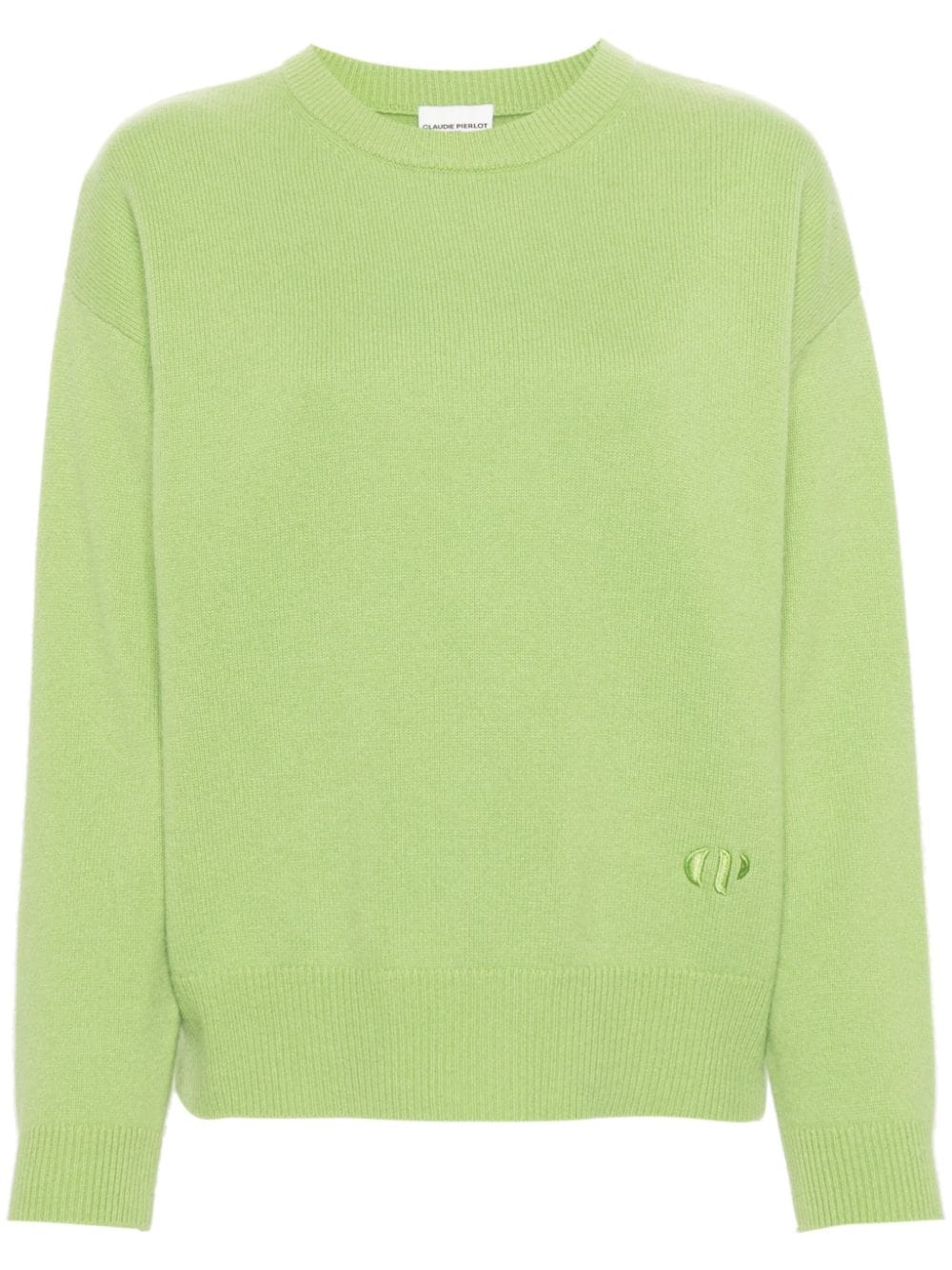 Claudie Pierlot Kaschmirpullover mit Rundhalsausschnitt - Grün von Claudie Pierlot