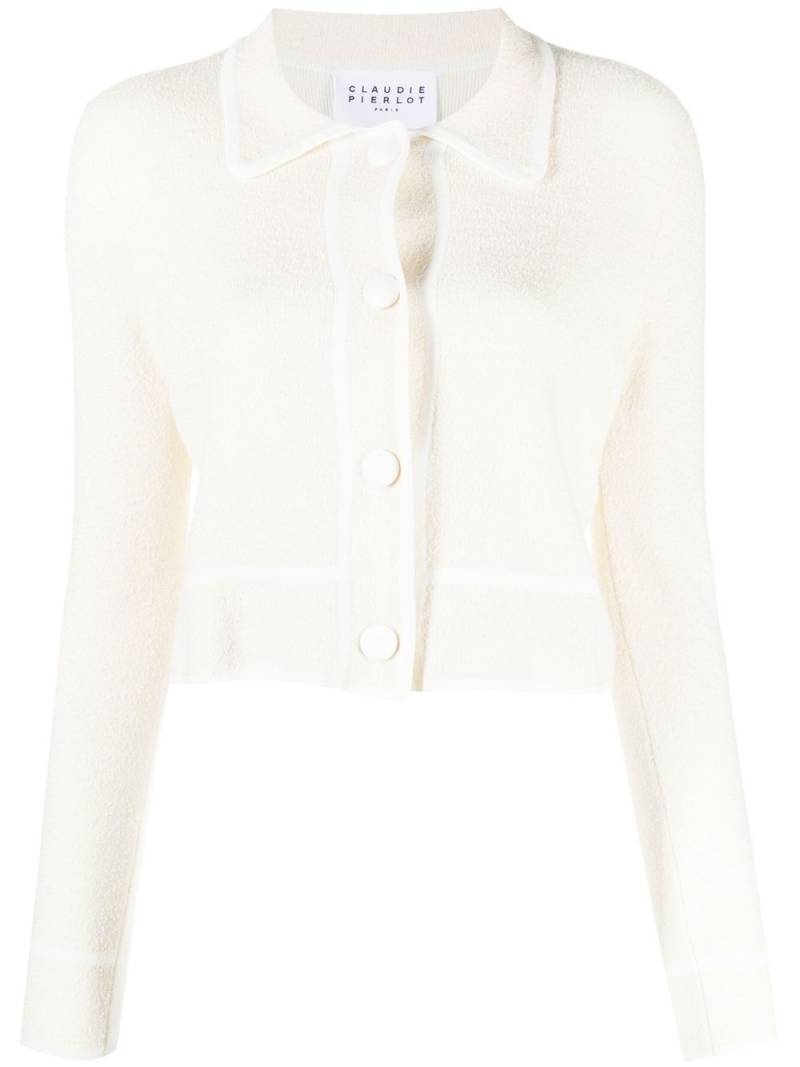 Claudie Pierlot Klassischer Cardigan - Nude von Claudie Pierlot