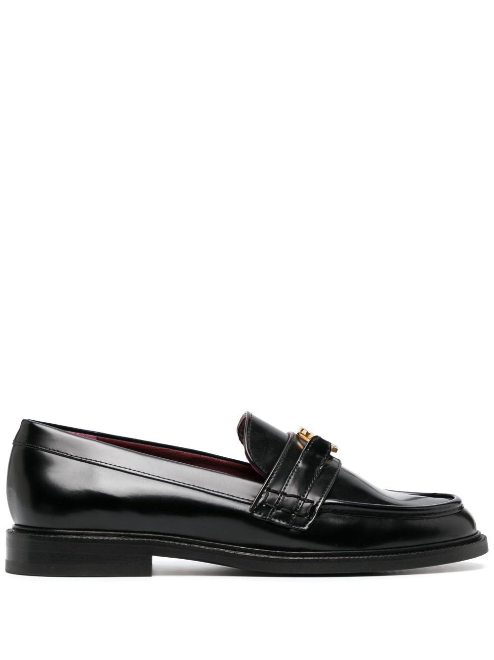 Claudie Pierlot Loafer mit Logo-Schnalle - Schwarz von Claudie Pierlot