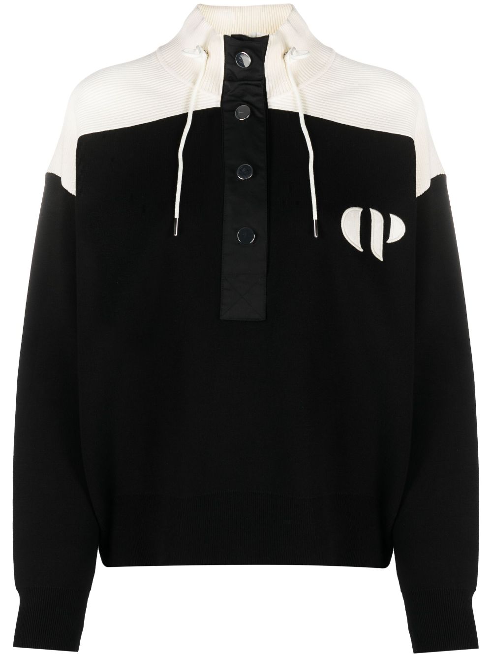 Claudie Pierlot Pullover mit Kordelzug - Schwarz von Claudie Pierlot