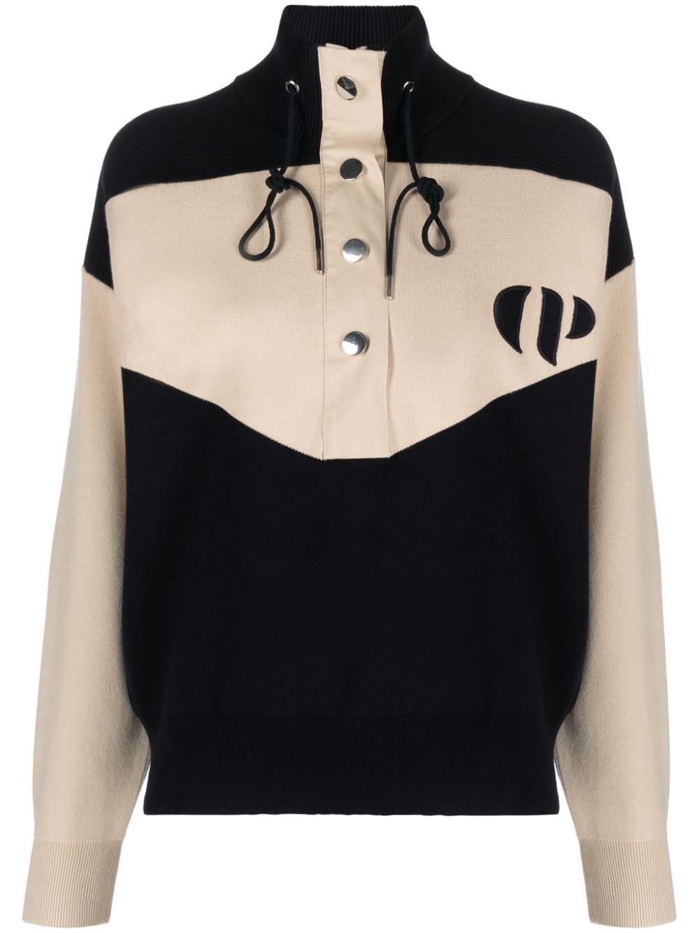 Claudie Pierlot Pullover mit Logo - Blau von Claudie Pierlot