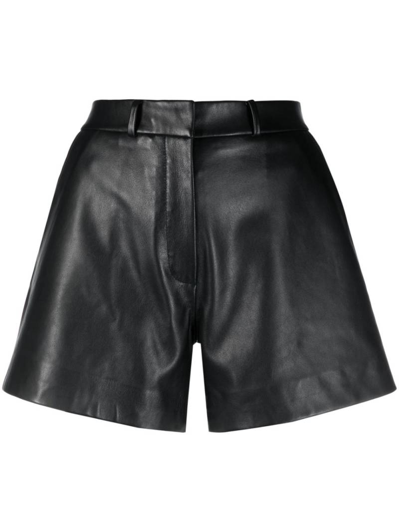 Claudie Pierlot Shorts aus Leder - Schwarz von Claudie Pierlot