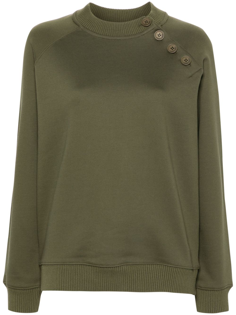 Claudie Pierlot Sweatshirt mit Logo-Stickerei - Grün von Claudie Pierlot