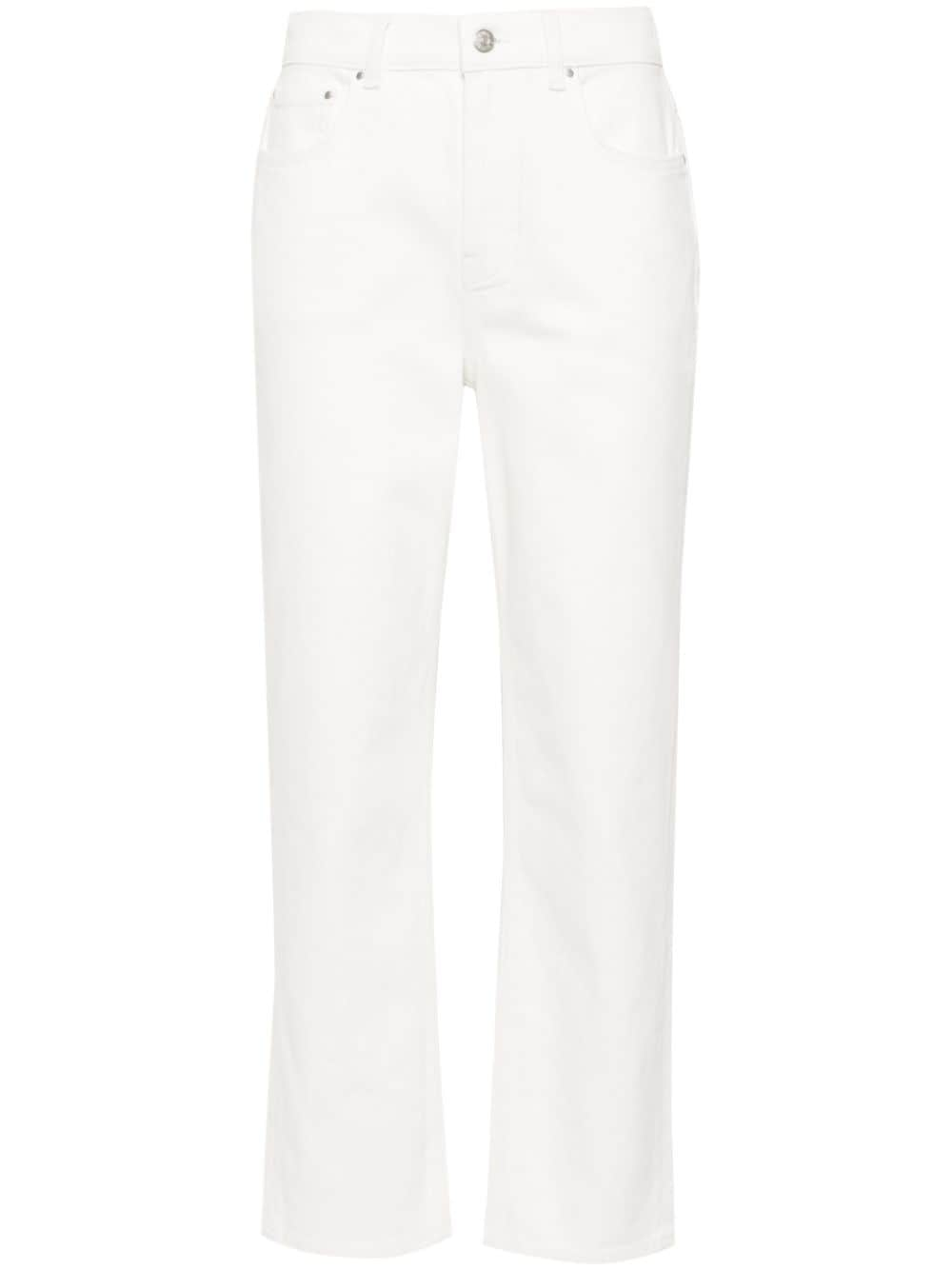 Claudie Pierlot Straight-Leg-Jeans mit hohem Bund - Weiß von Claudie Pierlot