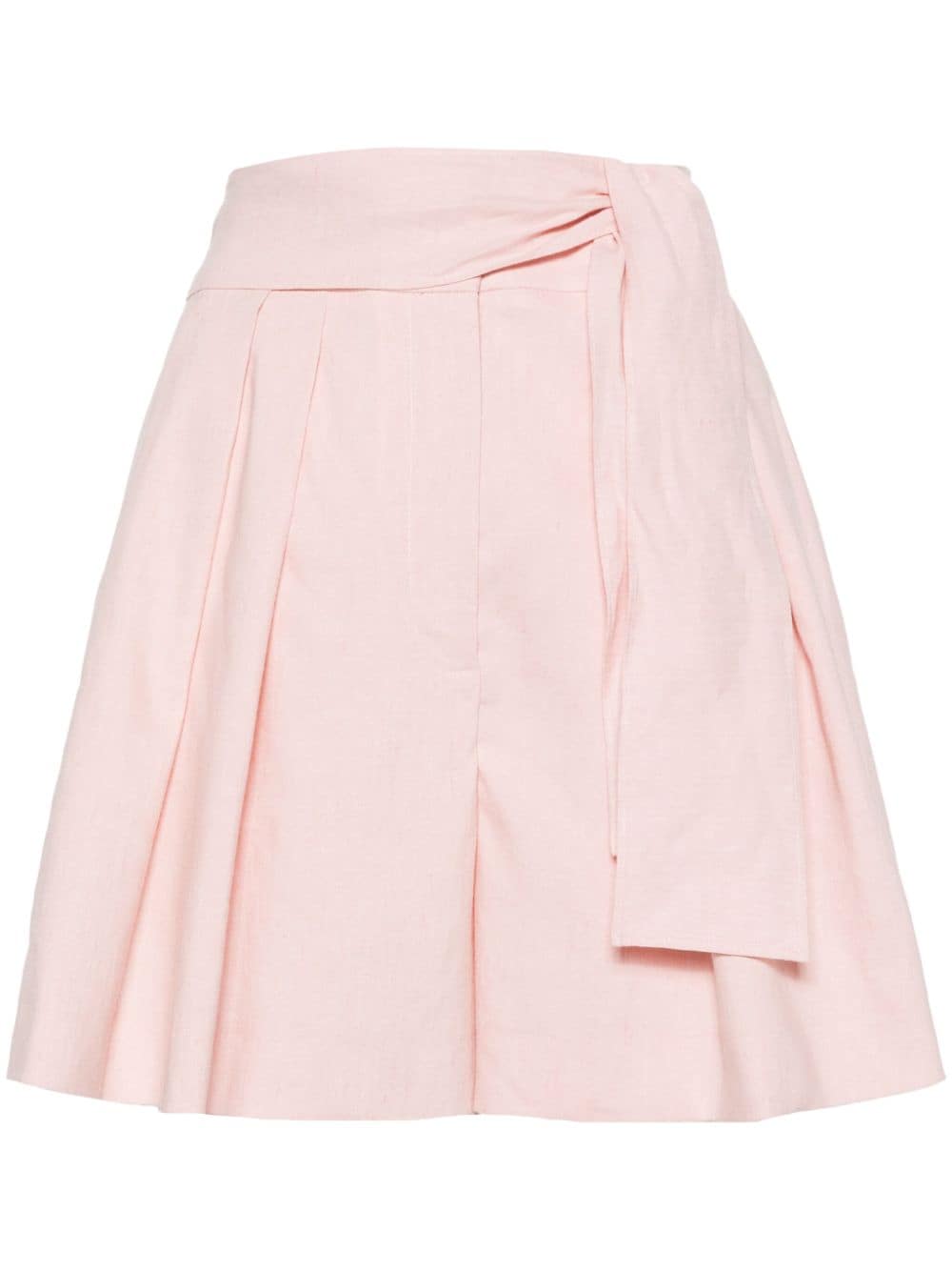 Claudie Pierlot Hoch sitzende Bundfaltenshorts - Rosa von Claudie Pierlot