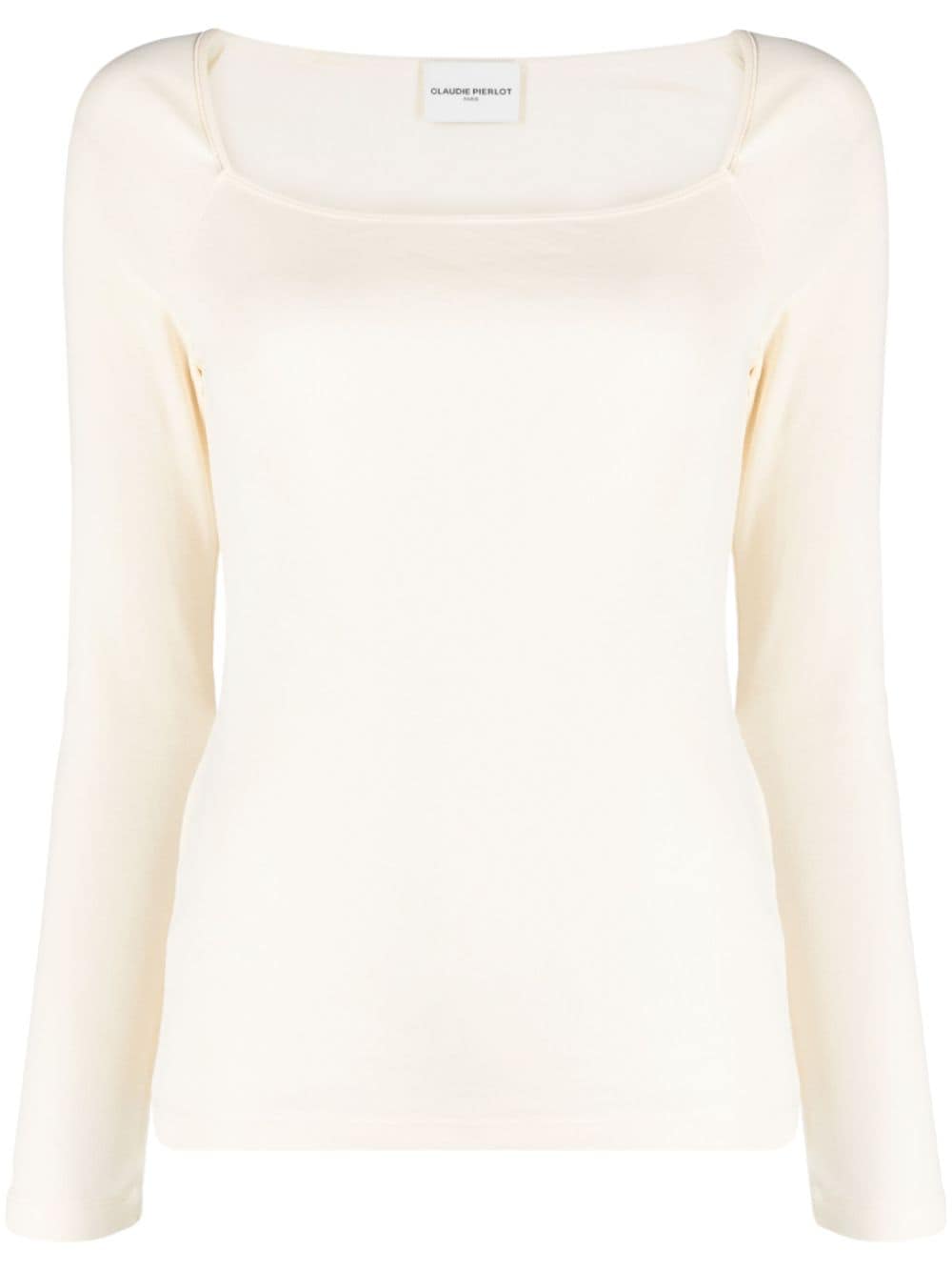 Claudie Pierlot Top mit U-Ausschnitt - Nude von Claudie Pierlot