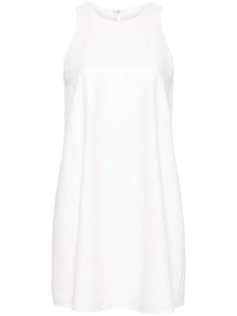 Claudie Pierlot Etui-Minikleid mit Pailletten - Weiß von Claudie Pierlot