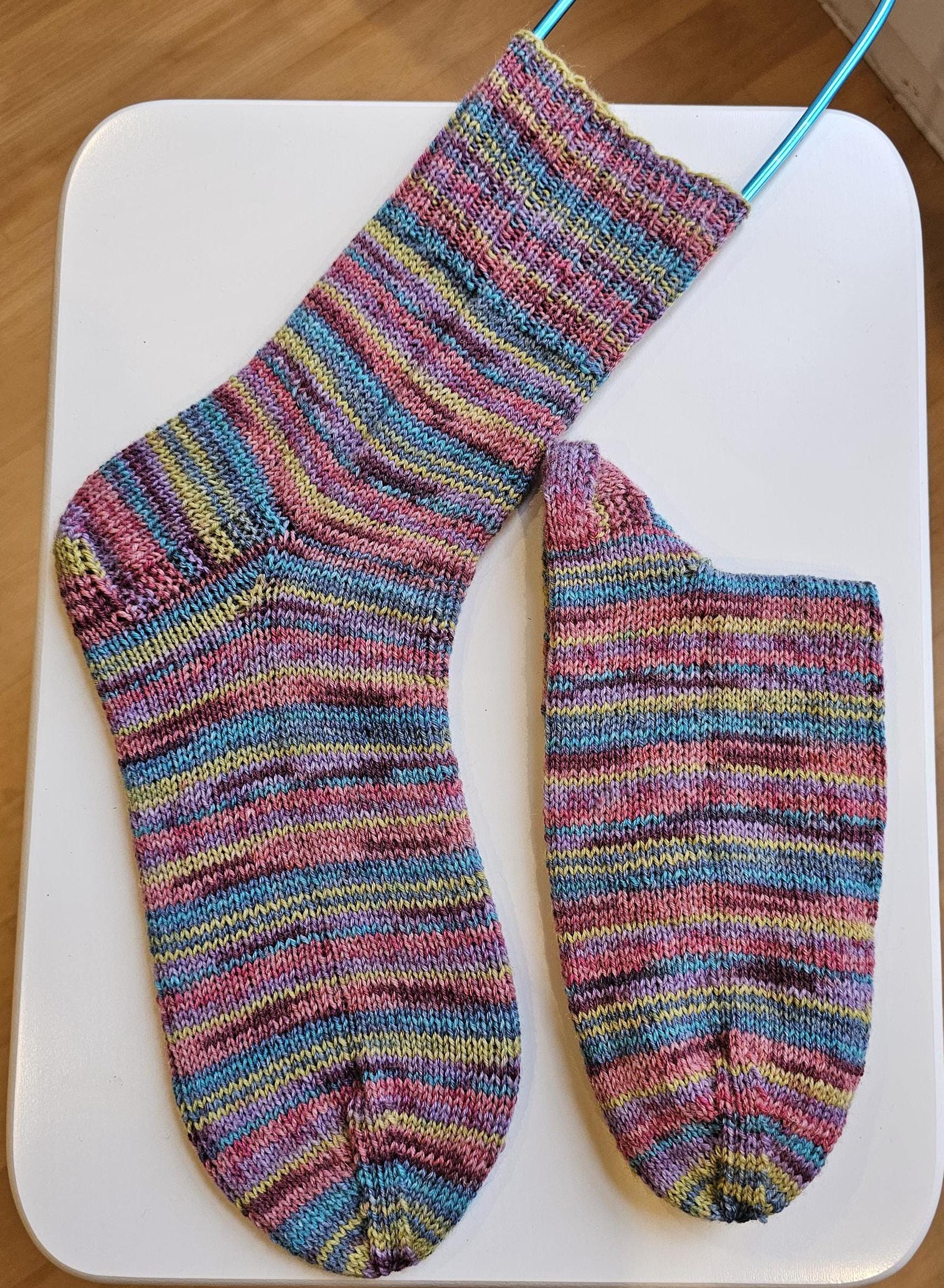 Handgestrickte Warme Socken Gr 42/43 Bunt Warm Kratzfrei Opal Handgestrickte Warme Socken Gr 42/43 Bunt Warm Kratzfrei Opal von ClaudisWollstube
