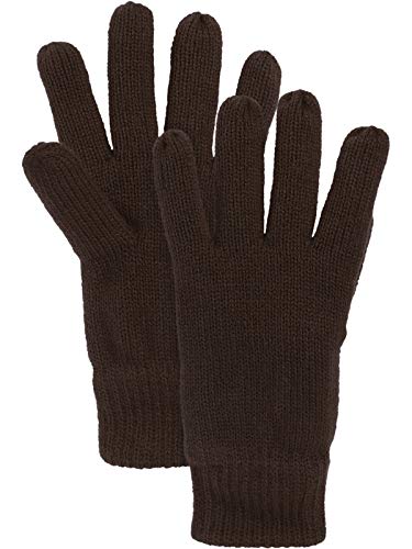 Claus Modes Damen Handschuh mit Thinsulate Futter in 5 Farben, Farben:dunkelbraun, Handschuhgröße:One Size von Claus Modes