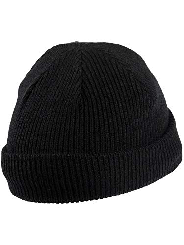 Claus Modes Herren Kurze Strick Mütze 3 Farben, Kopfgröße:Einheitsgröße, Farben:schwarz von Claus Modes