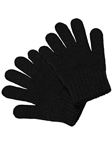 Claus Modes Kinder Handschuh mit Wolle in bunten Farben, Farben:schwarz, Handschuhgröße:One Size von Claus Modes