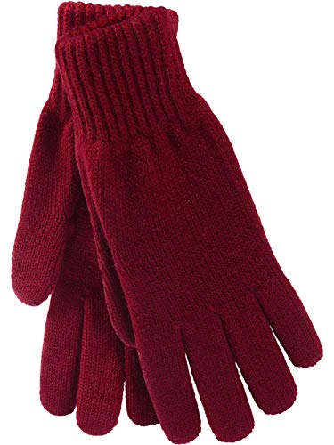 Claus Modes gestrickter Damen Handschuh in 6 Farben, Farben:rot, Handschuhgröße:S/M von Claus Modes