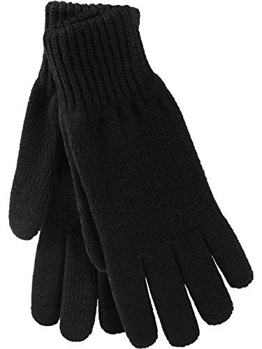 Claus Modes gestrickter Damen Handschuh in 6 Farben, Farben:schwarz, Handschuhgröße:S/M von Claus Modes