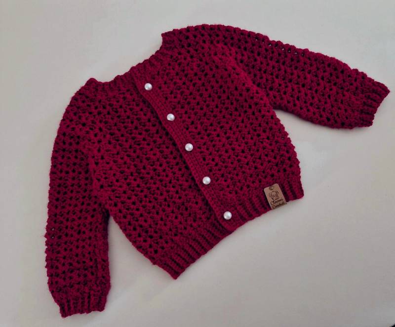 strickjacke Kinder. Baby. Größe 80 strickjacke Kinder. Baby. Größe 80 von ClavaniCrochet