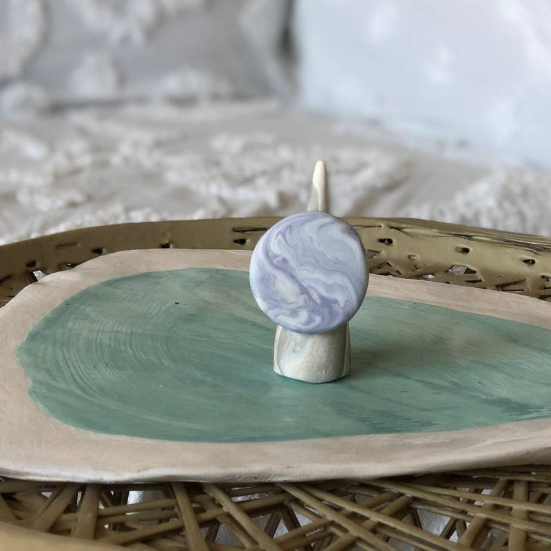 Kunstvolle Himmel Ring | Erklärung Stück Kunstvolle Himmel Ring | Erklärung Stück von ClayMereByMeredith