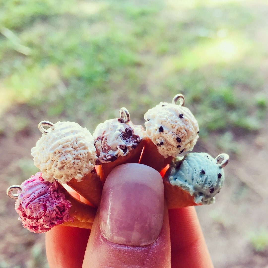 Die Perfekte Kugel Eis, Charms Die Perfekte Kugel Eis, Charms von Clayfullness