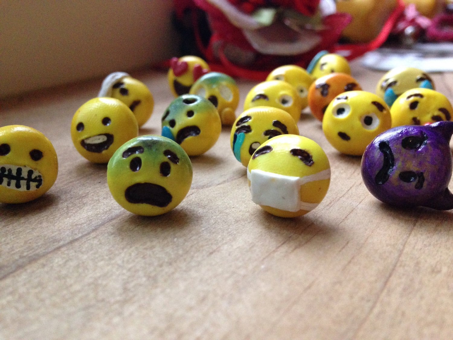 Emoji Ohrstecker Emoji Ohrstecker von Clayfullness