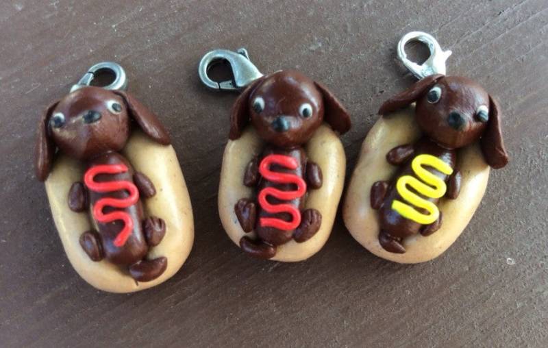 Hot-Dog-Charms Hot-Dog-Charms von Clayfullness
