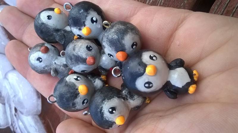 Pinguin-Charme von Clayfullness