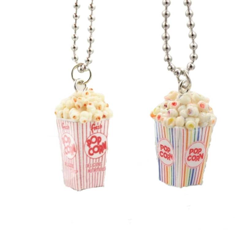 Kino Popcorn Halskette - Rainbow Oder Buttered Award Shows von ClayfullyYoursBySara