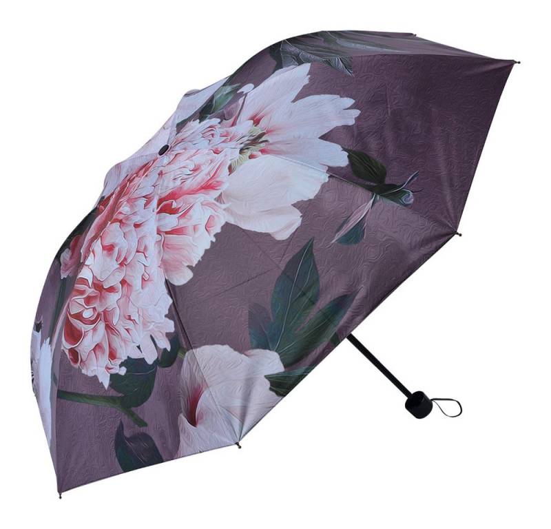 Clayre & Eef Taschenregenschirm Regenschirm mit Blumenmotiv von Clayre & Eef – Taschenschirm mit Hülle, klein zusammenfaltbar, mit Schutzhülle, Taschenschirm Clayre & Eef Taschenregenschirm Regenschirm mit Blumenmotiv von Clayre & Eef – Taschenschirm mit Hülle, klein zusammenfaltbar, mit Schutzhülle, Taschenschirm von Clayre & Eef