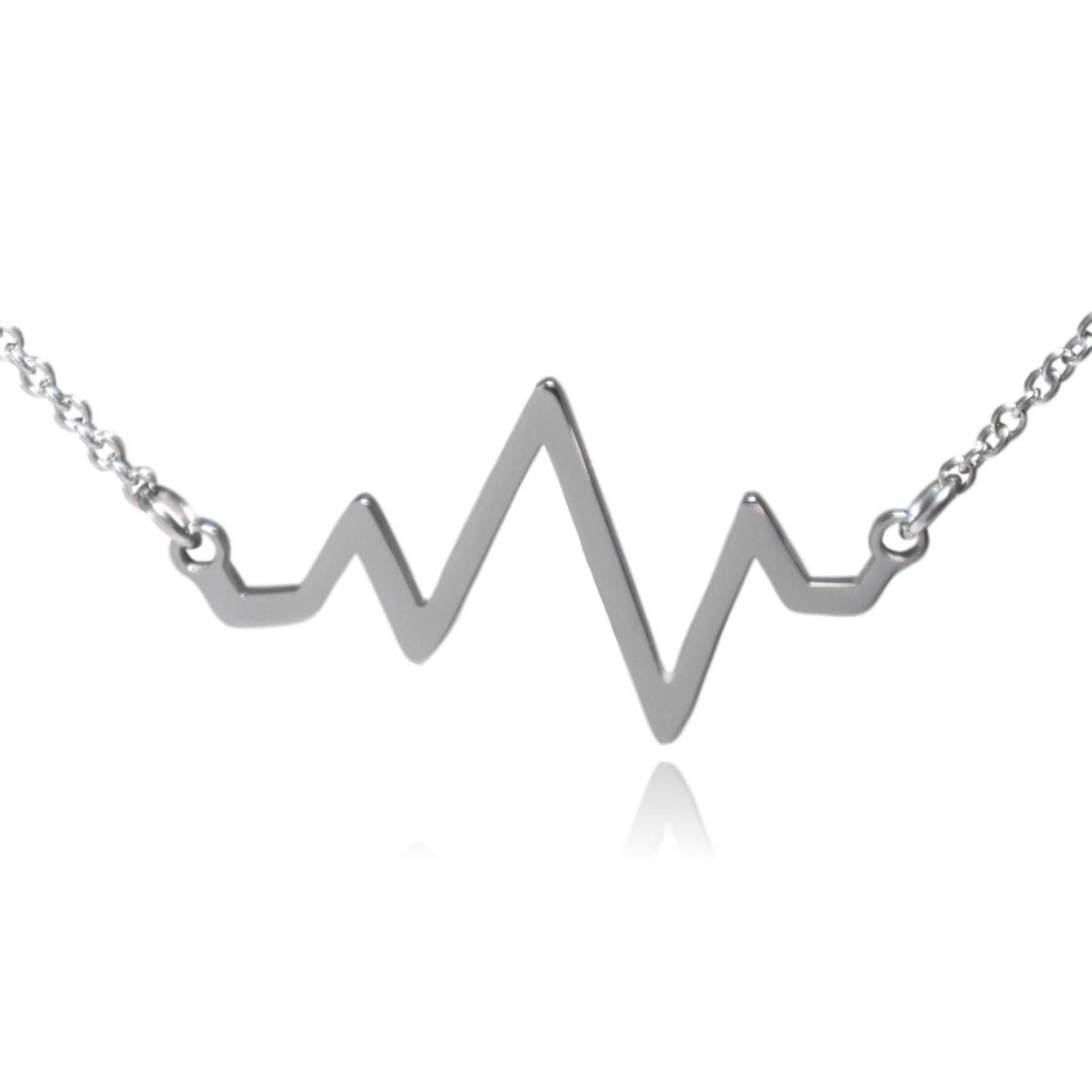 Herzschlag Puls Edelstahl Halskette Herzschlag Puls Edelstahl Halskette von ClaytonJewelryLabs