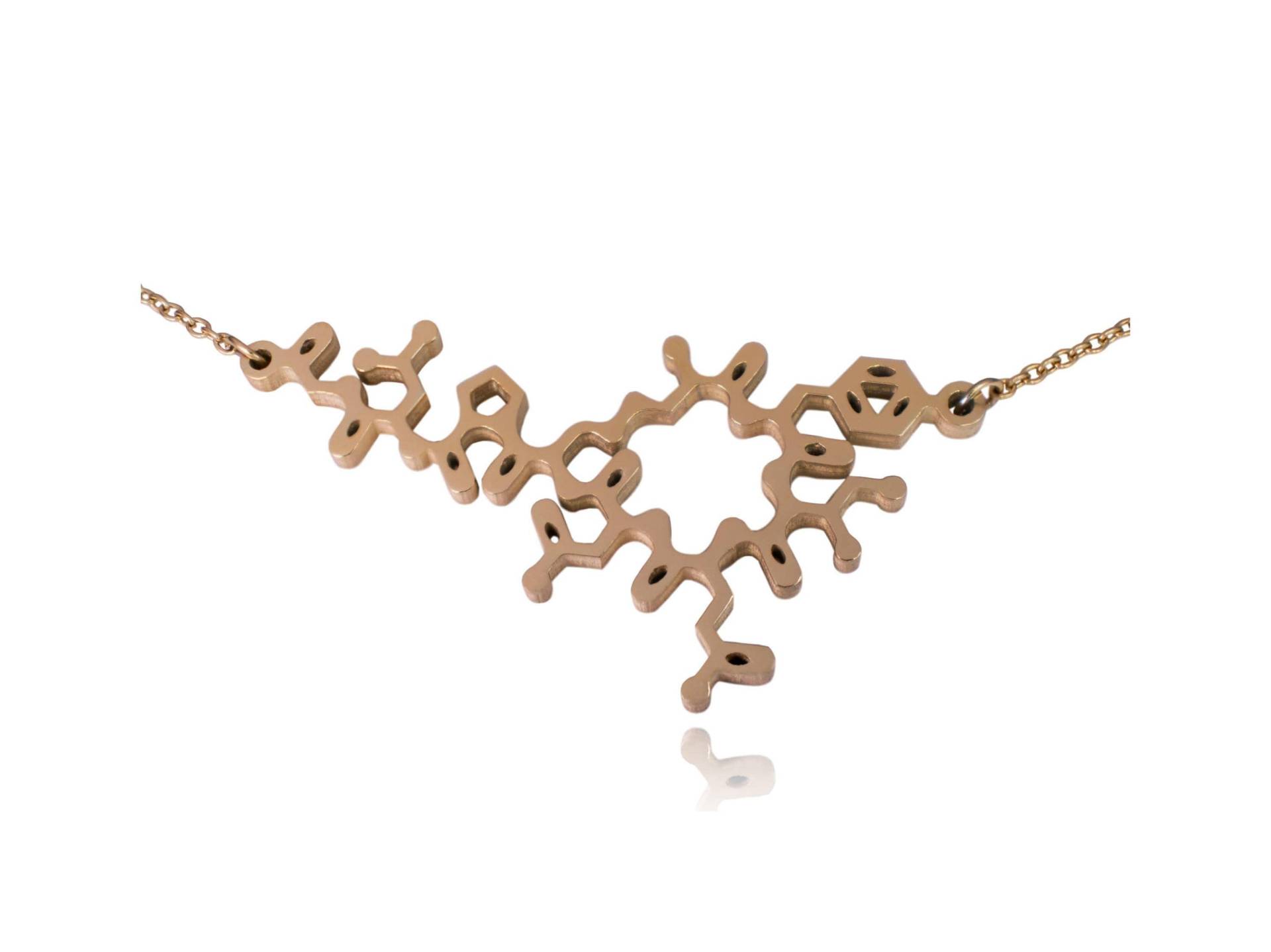 Oxytocin-Molekül-Edelstahl-Halskette Oxytocin-Molekül-Edelstahl-Halskette von ClaytonJewelryLabs
