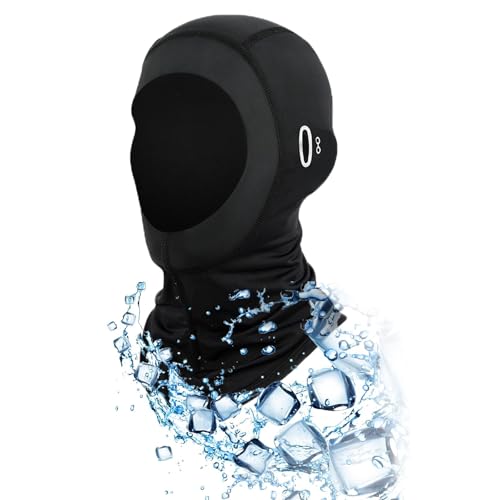 ClcIosis Sturmhaube Motorrad Sommer Sturmmaske Schwarz für Motorradfahrer Atmungsaktive Sturmhaube für Helm Innenfutter, Outdoor Aktivitäten Kühlung Sturmmaske Atmungsaktiv Balaclava von ClcIosis