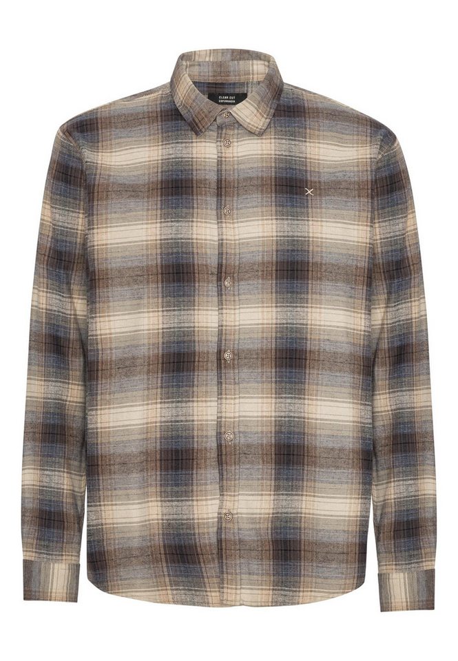 Clean Cut Copenhagen Langarm-Poloshirt Clean Cut Copenhagen Dylan Checked Flannel Shirt (1-tlg) von Clean Cut Copenhagen