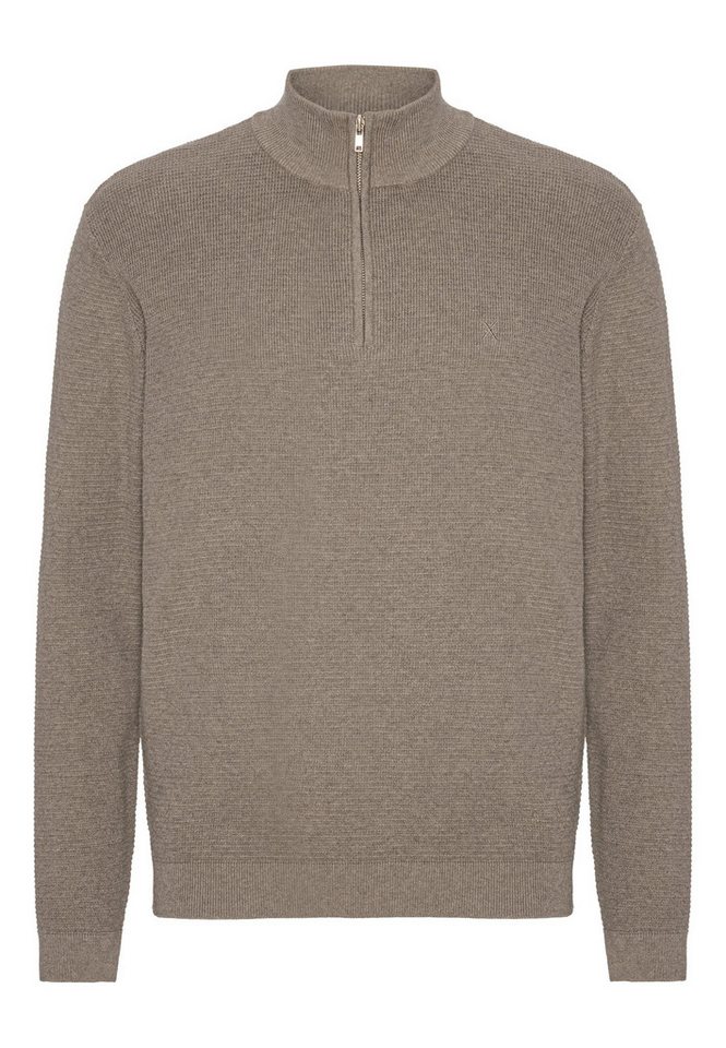 Clean Cut Copenhagen Sweater Clean Cut Copenhagen Oscar Half-Zip Knit (1-tlg) von Clean Cut Copenhagen