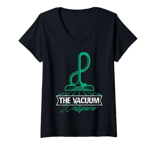 Damen Die Vakuumflüsterer-Grafik T-Shirt mit V-Ausschnitt Damen Die Vakuumflüsterer-Grafik T-Shirt mit V-Ausschnitt von Clean Whisper Designs