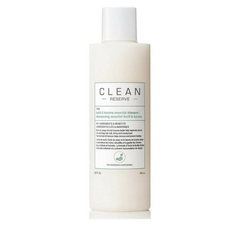 Clean Haarshampoo Reserve Buriti & Tucuma Haarshampoo für feuchtigkeitsspendende 296 ml von Clean
