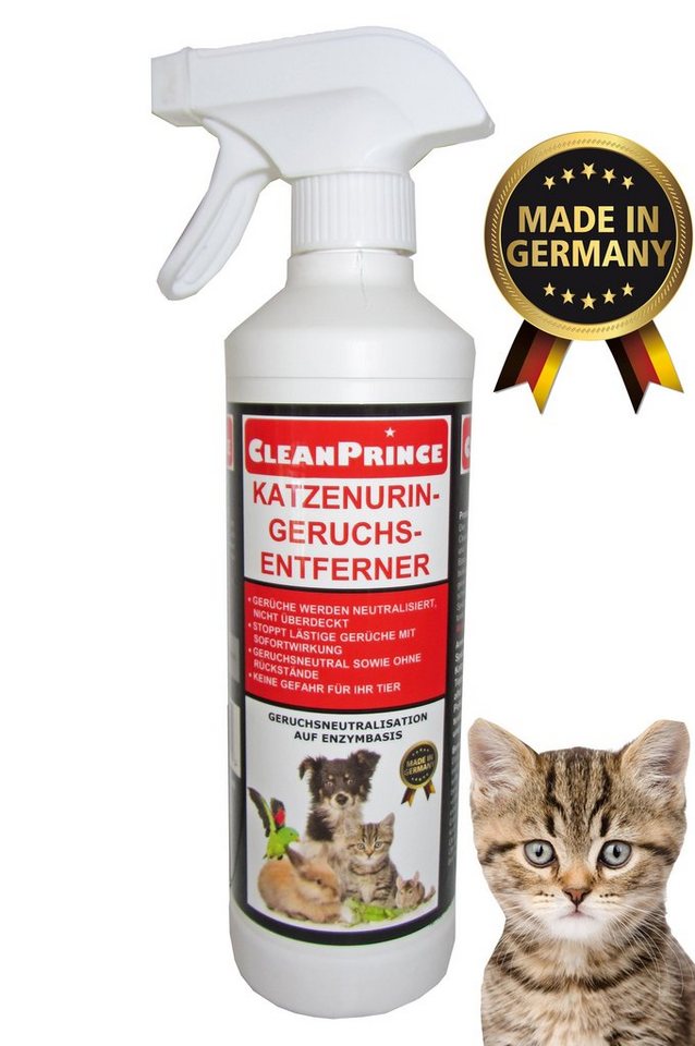 CleanPrince Katzenurin-Geruchsentferner auf Enzymbasis Reinigungsspray von CleanPrince