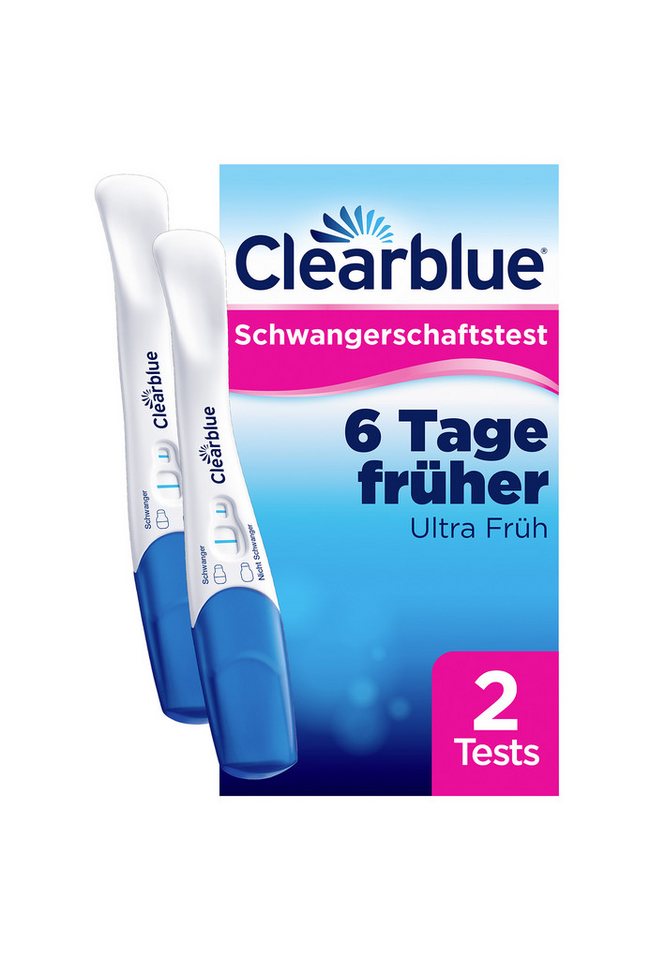 Clearblue Schwangerschaftstest Schwangerschaftstest FRÜHE ERKENNUNG 2er von Clearblue