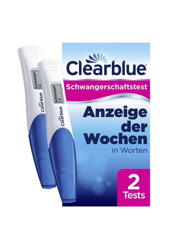 Clearblue Schwangerschaftstest Schwangerschaftstest MIT WOCHENBESTIMMUNG 2er von Clearblue